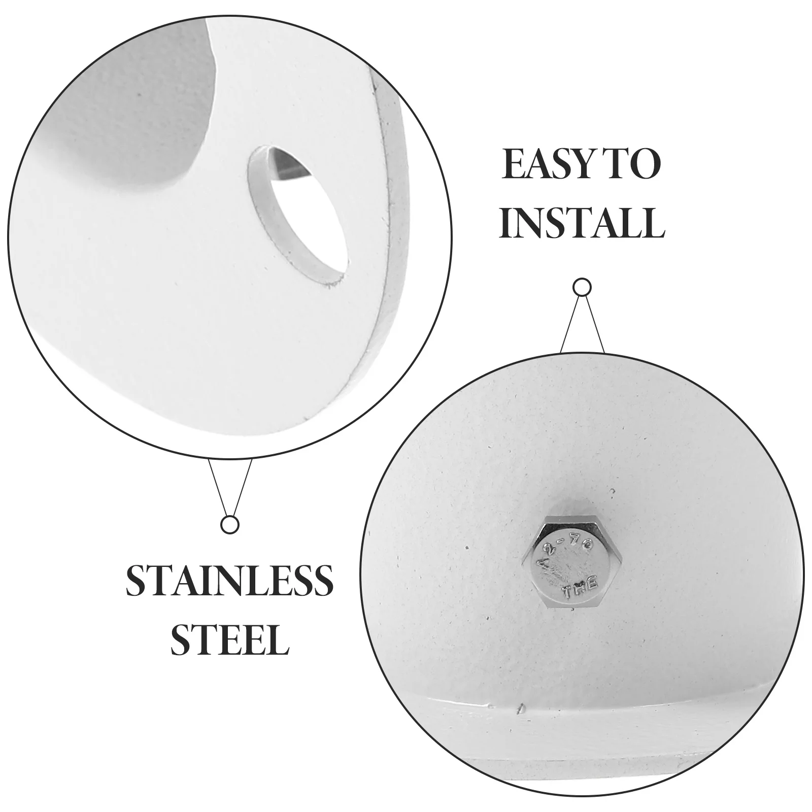 

Heavy Duty Pool Ladder Flange Stainless Steel Deck Mount for Above Ground Pools Yachts Kayaks Reliable Safety Support