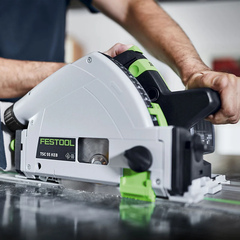 FESTOOL TSC 55 KEB Cordless Track Saw Rechargeable Electric Circular Saw Woodworking Dust-Free Track Cutting Chainsaw Tool