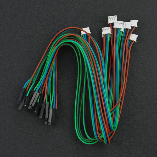 PH2.0-4P (no inverted buckle) - single core DuPont line 4P line sequence red, black, blue and green line length 30cm (10 pieces)