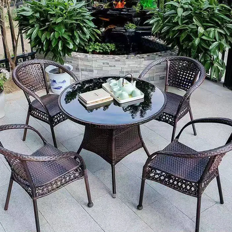Trendy Modern Garden Furniture Sets Aesthetic Creative Garden Furniture Sets European Luxury Meble Ogrodowe Outdoor Furniture