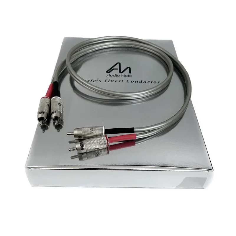 Audio Note AN-Vx HiFi RCA Cable Solid Silver 99.99% Interconnect Line with Box