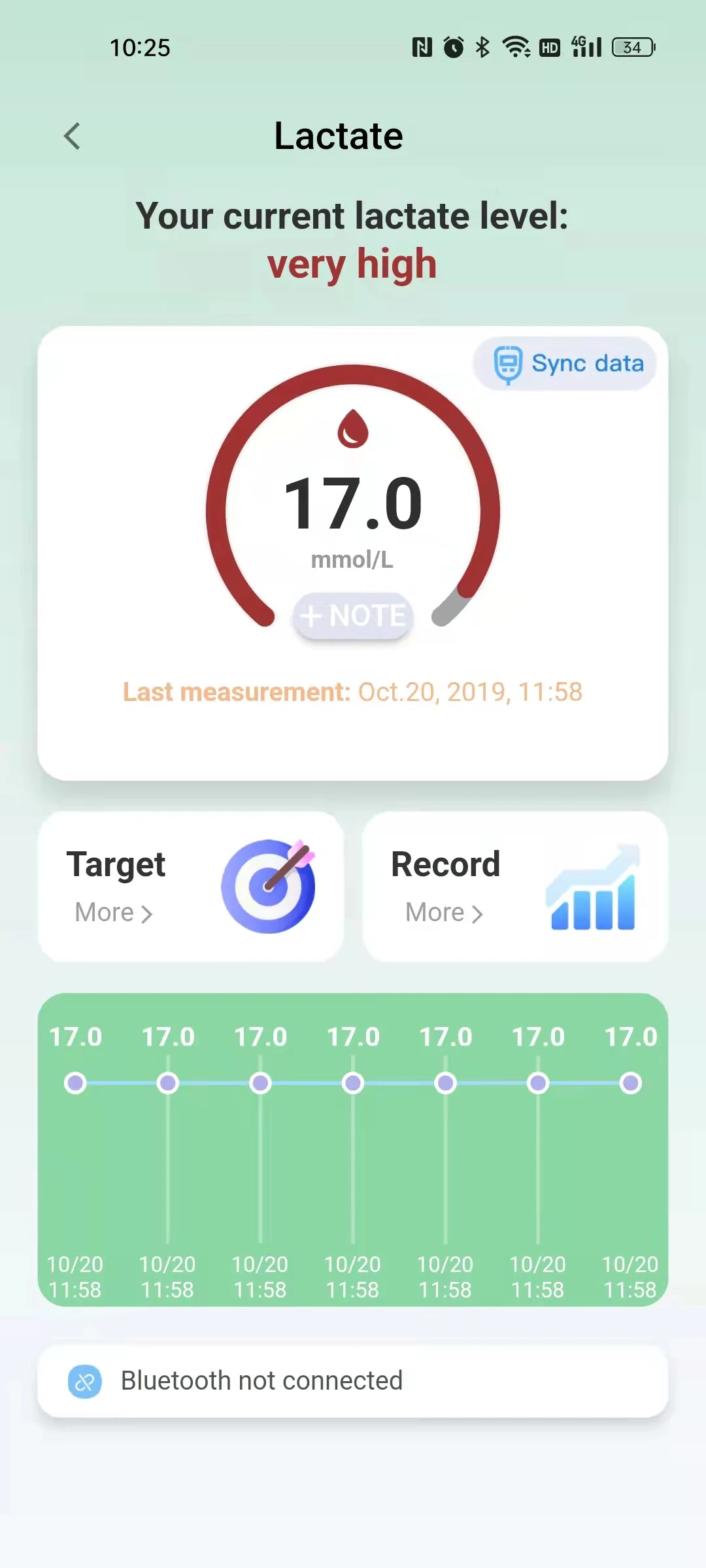 Fast Accuracy Blood Lactate Threshold Training Meter System -Lactic Acid Test Monitor Kit with 50pc Gold Test strip FREE APP