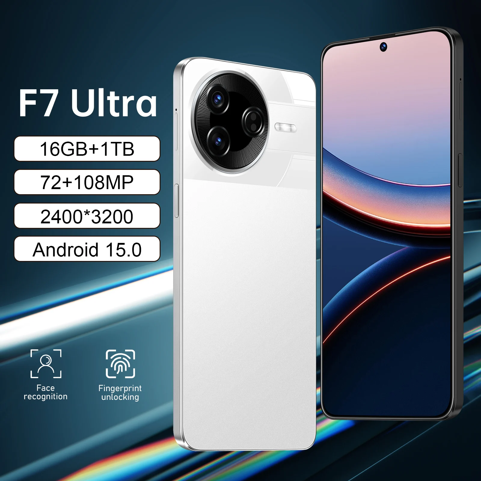 

New Hot High Quality Silicone Case For F7 Ultra 7.3Inch Smartphone Shockproof Cover Lite Moblie Phones Cases Accessories 2026