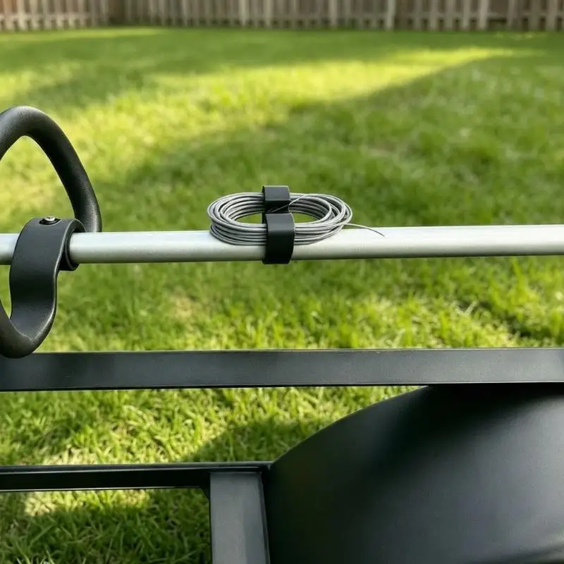 Stable Weed Eater Trimmer Line Holder with Mount Bracket Practical Accessory Fit for 12mm Grass Trimmer Pole