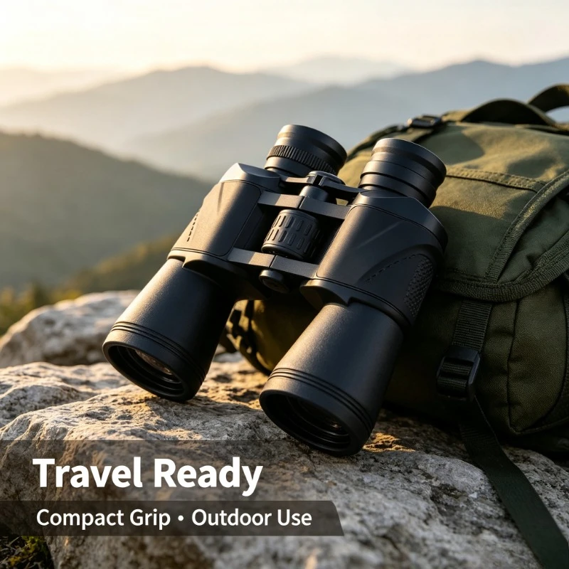 High Magnification Binoculars with Large Eyepiece & Low Light Night Vision for Outdoor, Concert & Travel Use