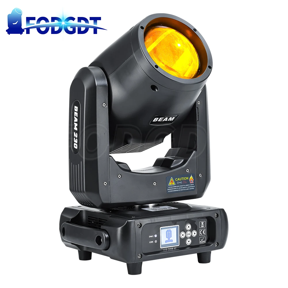 4PCS MINI 230W 7R Moving Head Beam Lights Spot Lighting Bulb Professional Stage Equipment Wedding For DJ DISCO Nightclub Theater