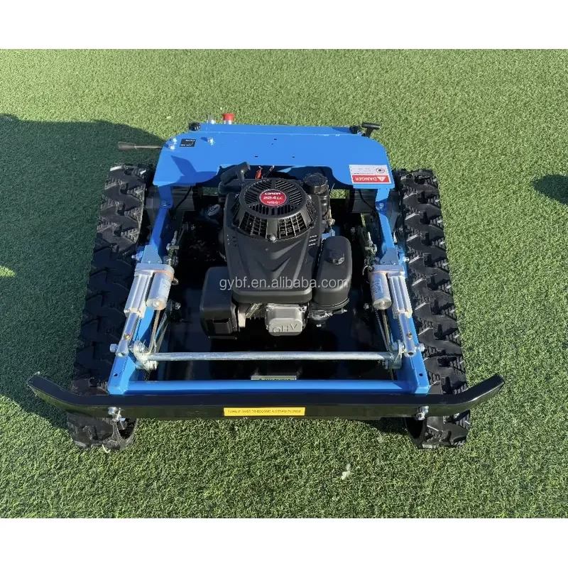 Diesel 4-stroke Forestry Mulcher Tractor Remote Control Industrial All Terrain Lawn Mower for Slope Mountain Grass Cutting