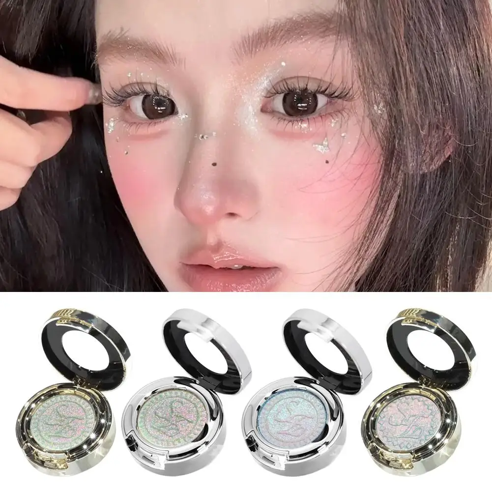 

Косметика высокого качества пигмента, долговечные одиночные многохромные жемчужные мерцающие тени для век, косметика для макияжа глаз