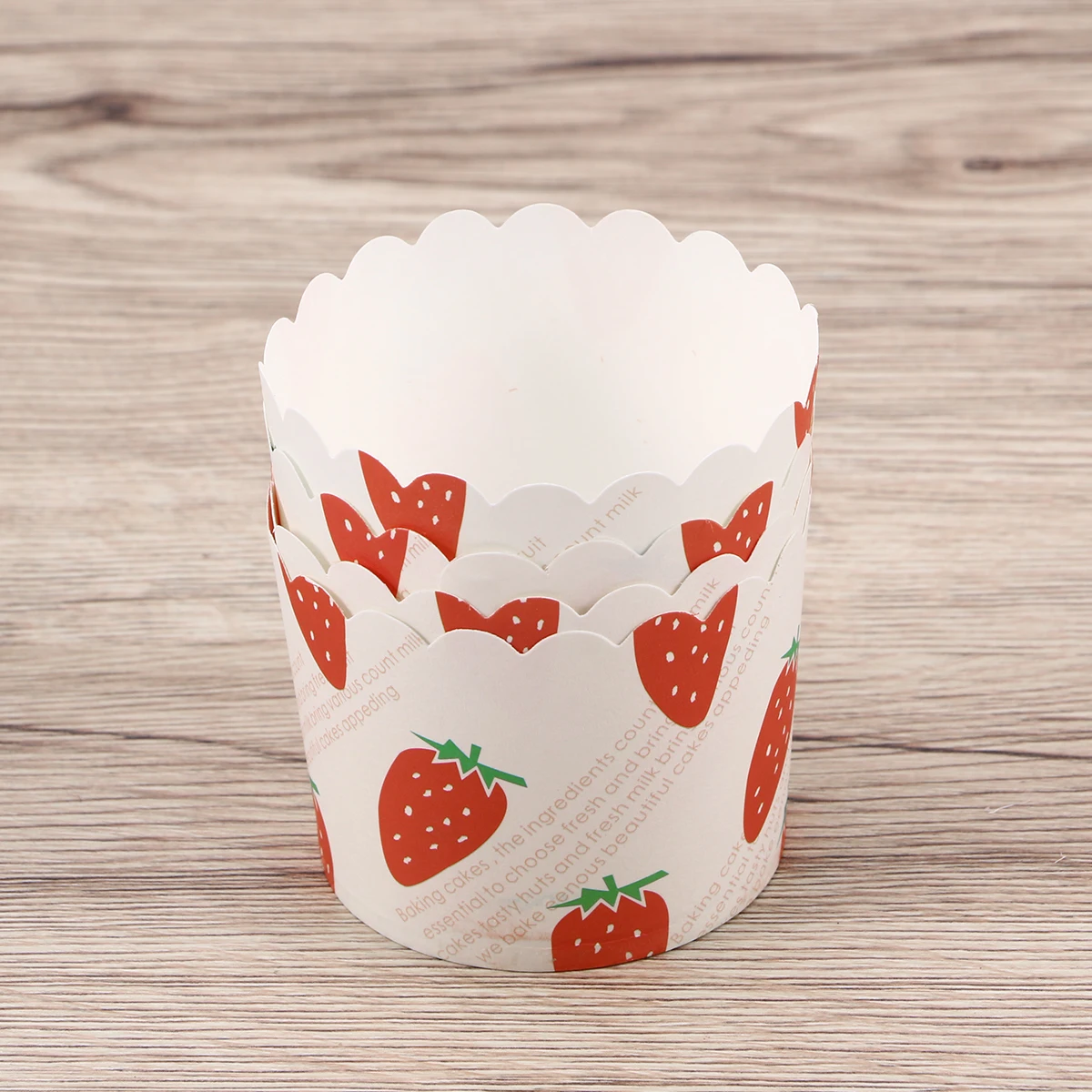 

50 Pcs Cake Cups Paper Cupcake Wrappers High Temperature Resistance Muffin Liners