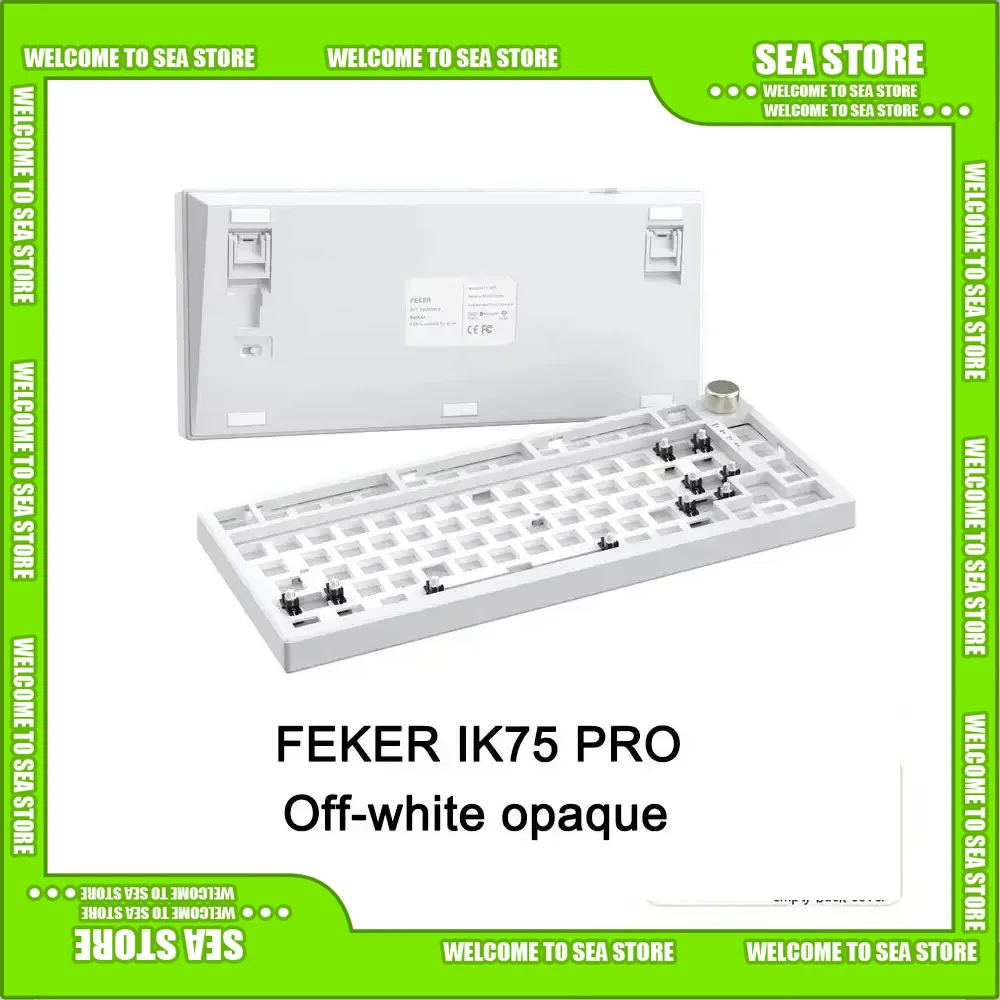 Feker Balls-Claviers mécaniques de jeu personnalisés, 75 Pro, bouton de numérotation 75%, sans fil, USB, Bluetooth 82, 3 modes, cadeaux pour clavier de jeu