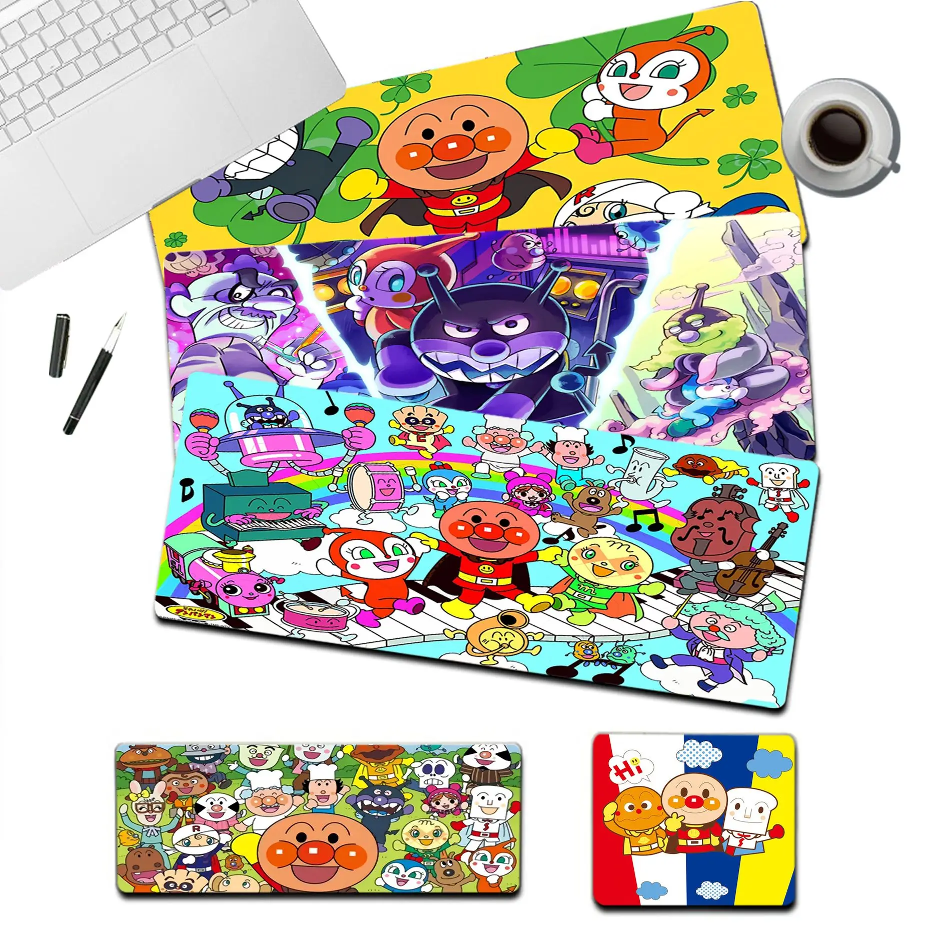 

Anpanman-s Mousepad Cute Silicone large/small Pad to Mouse pad Game Size for Game Keyboard Pad