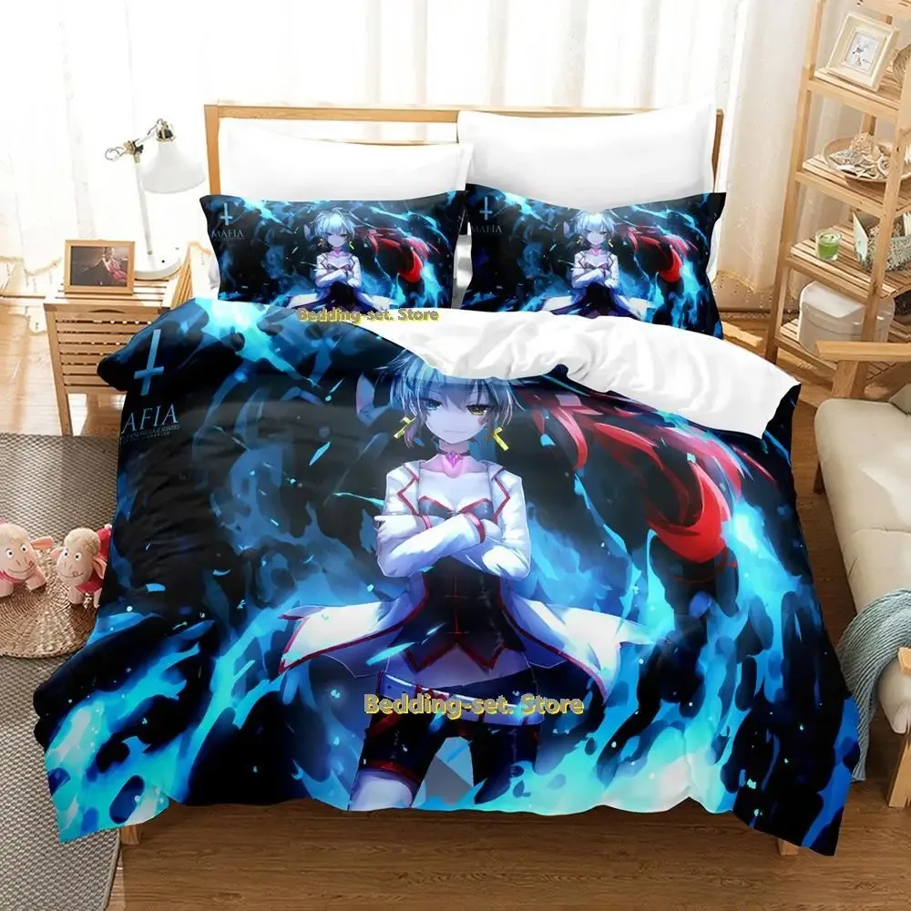 New Pixiv Fantasia T Bedding Set Cartoon Anime three-piece set Adult Kid Bedroom Duvetcover Sets 3D Kawaii Girls 2023