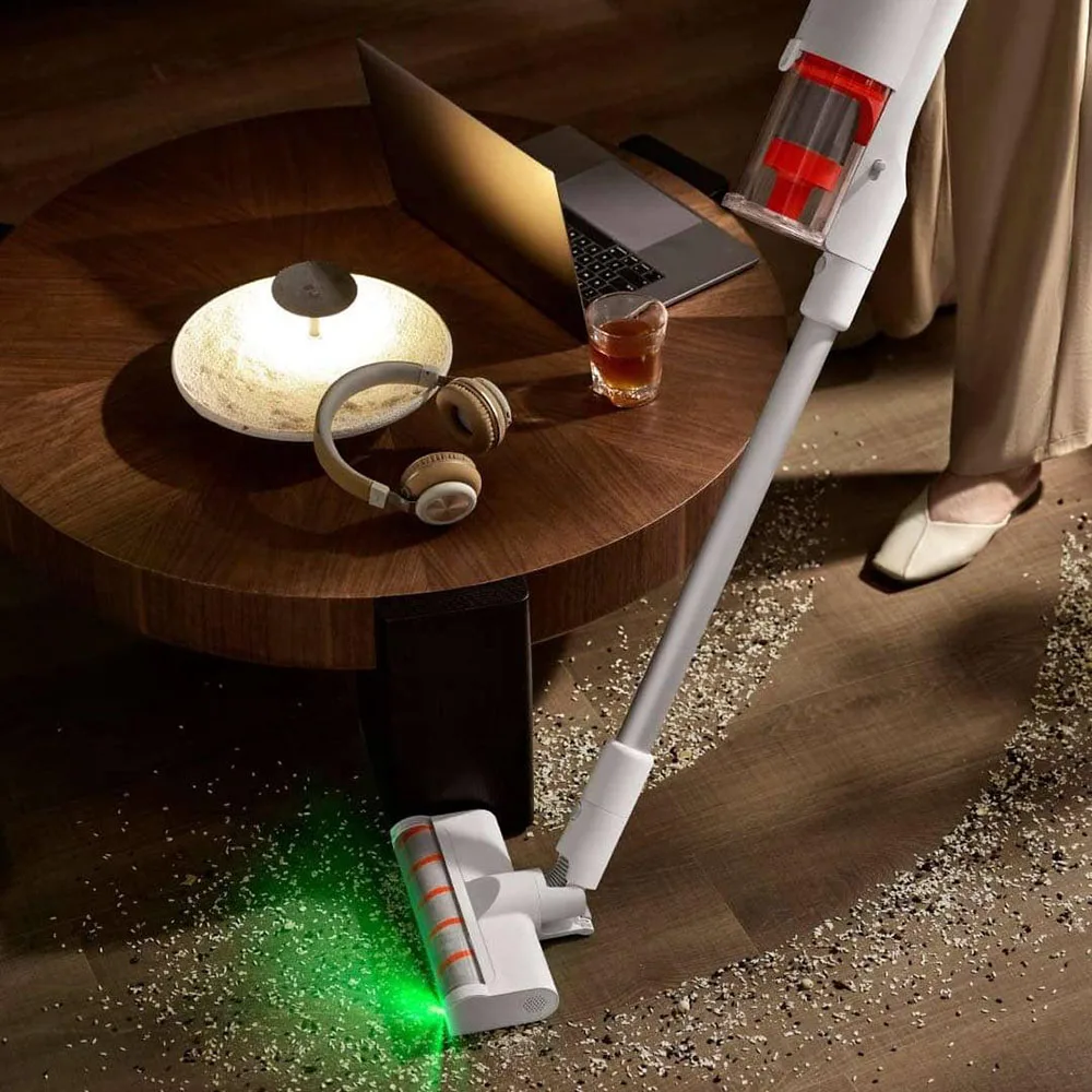 XIAOMI MIJIA Wireless Vacuum Cleaner 3C,Up to 60 Minutes,with LED Headlight Cordless Handheld Stick Vacuum Cleaner,120AW Suction