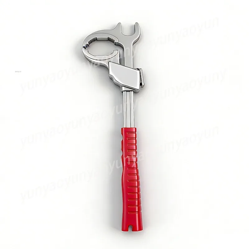 

Multifunctional Large Opening Aluminum Alloy Bathroom Wrench | Sink Disassembly and Assembly Tools, Movable Wrench