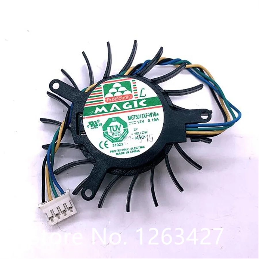 Wholesale fan: 5CM 5010 12V 0.19A MGT5012XF-W10 4-pin PWM temperature-controlled turbo graphics fan