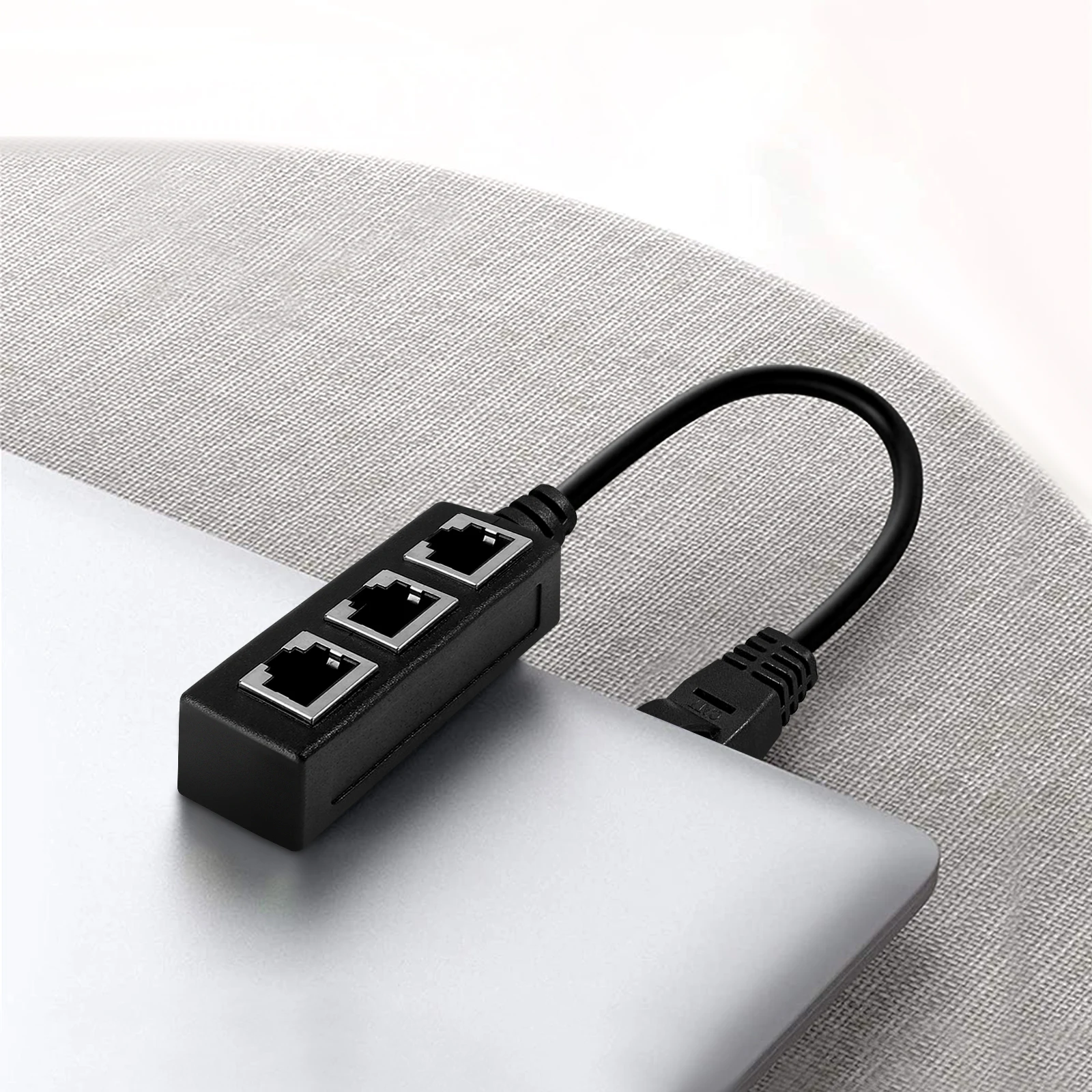 

Adapter Cable Ethernet Lan Splitter to Couplers Extender Male Distributor Cat6a