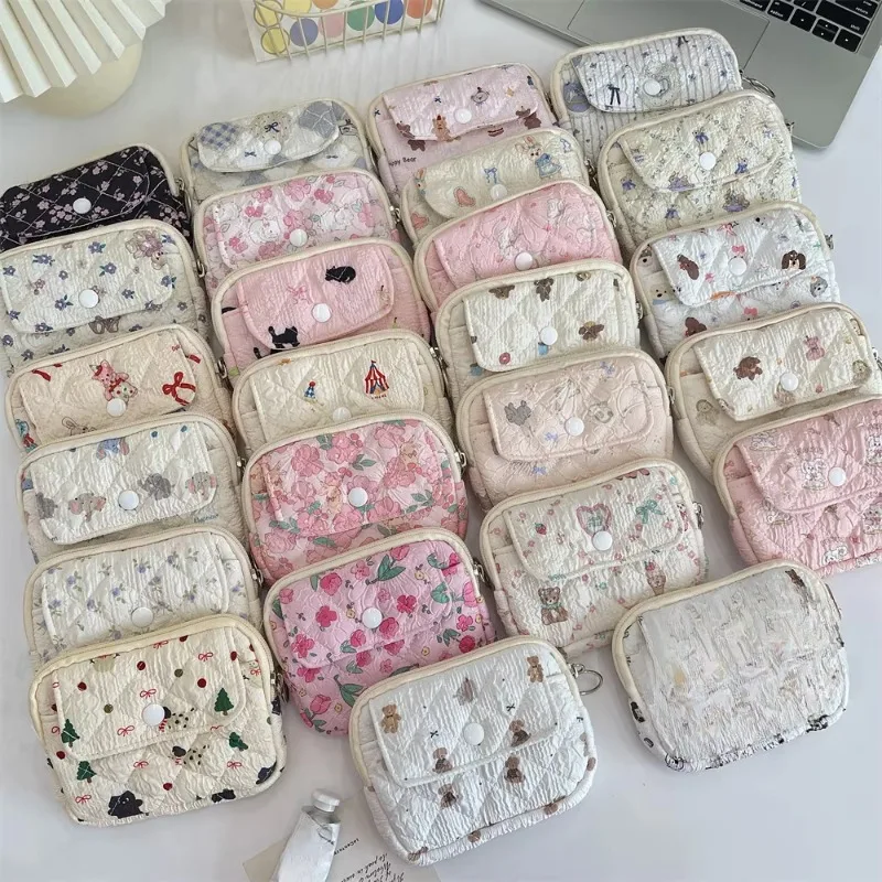 Zipper Money Bag Kids Cute Cartoon Multifunctional Coin Purse Kawaii Wallet Portable Coin Bag Key Earphone Coin Organizer Pouch