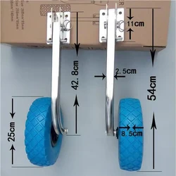 inflatable boat launching wheels rubber boat stern wheels fishing boat wheels assault boat launching wheels kayak stern wheels