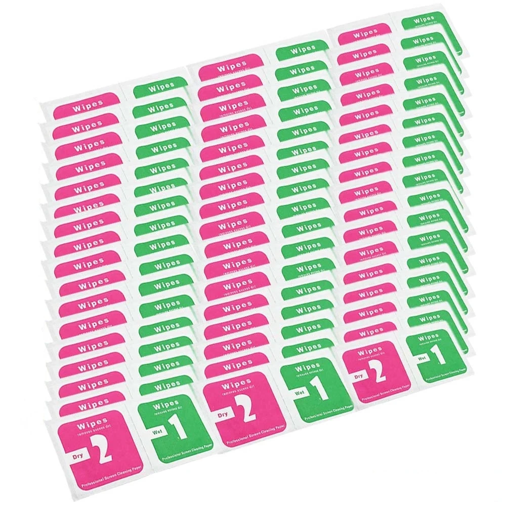 phones For Phone Screen for Tempered Glass for Camera Lens Wet Dry Wipe Paper LCD Screens Cleaning Cloth Dust Removal Papers