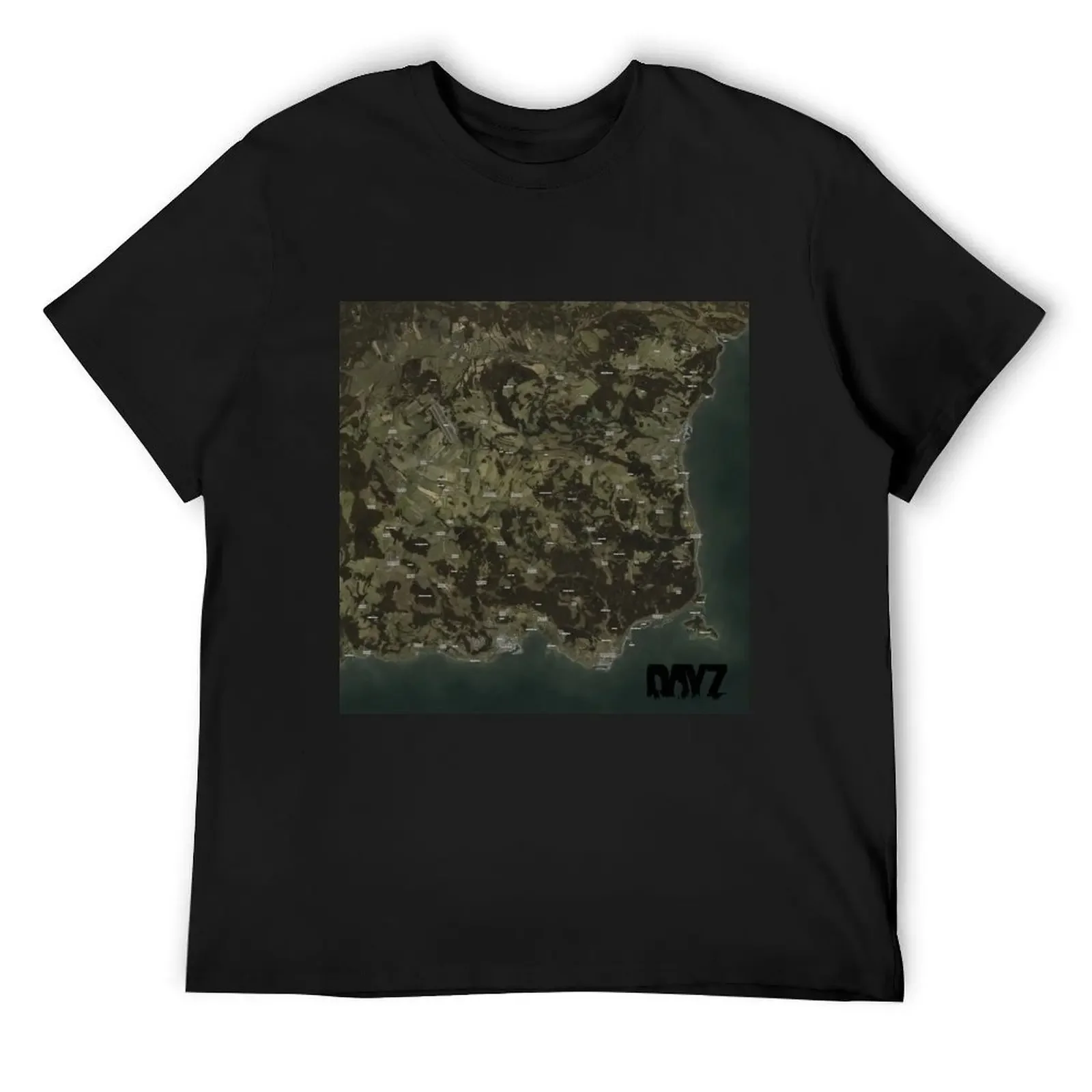 

Day Z Map T-Shirt anime clothes blacks new gifts and t-shirts mens graphic t-shirts pack