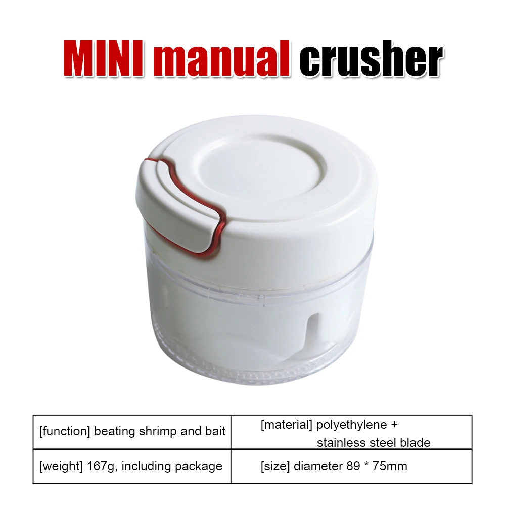 Portable Hand-Held Lure Mixing Mill Pulverizer Shrimp Grinder Blender Mixer Fishing Making Bait Fishing Gear Grinder Kitchentool view 5