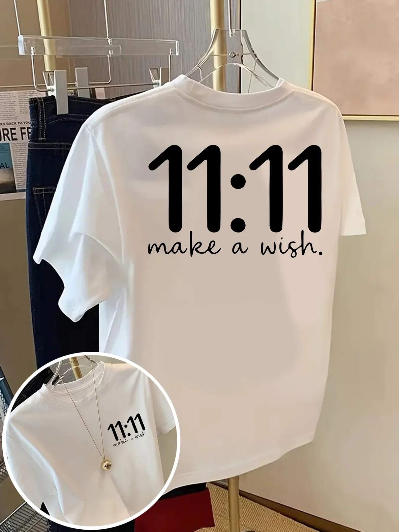 

Men's Cotton T-shirt Men's and Women's Universal All-match Cotton Round Neck Y2K Retro Trend Pattern Printed Short Sleeve