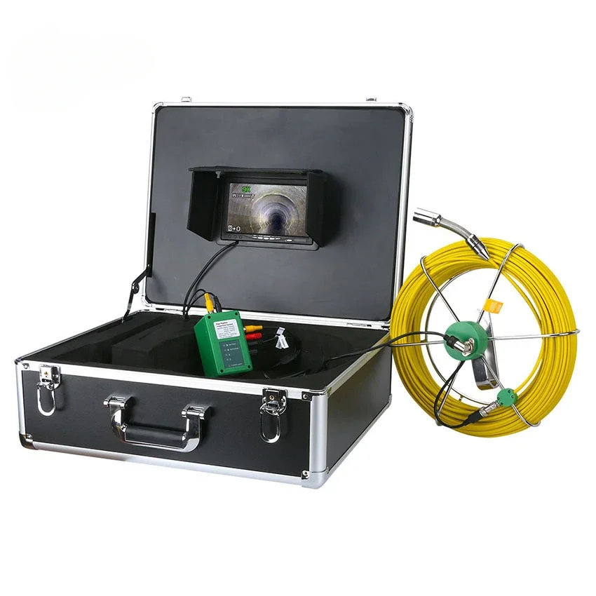 7 Inch HD 22MM Lens 20M 30M 40M 50M Optional Pipe Inspection  Drain Sewer Pipeline Industrial  System