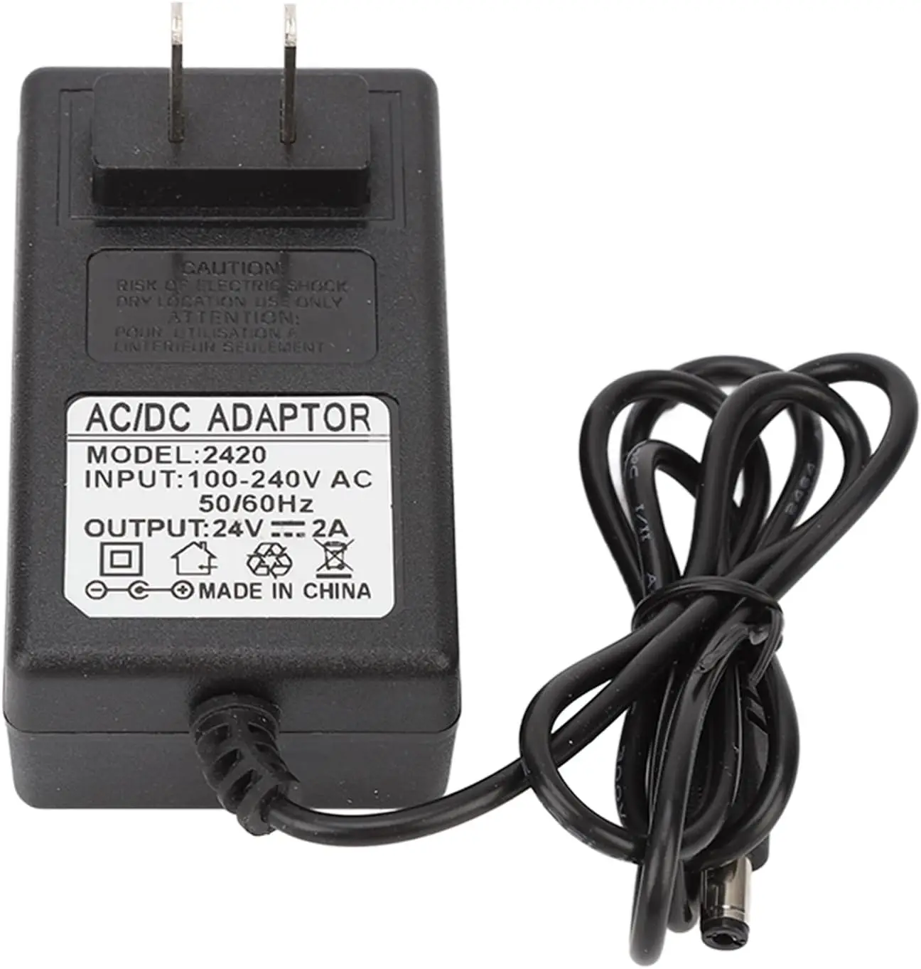 

24V 2A Nail Power Adapter, 48W LED Nail Lamp Charger Replacement