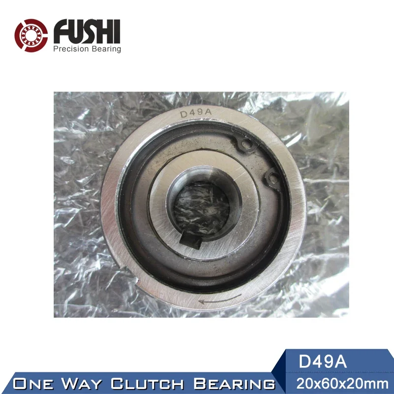 

D49A 20x60x20mm One Way Bearing Clutches 1 Piece With Keyway FreeWheel Clutch Bearings