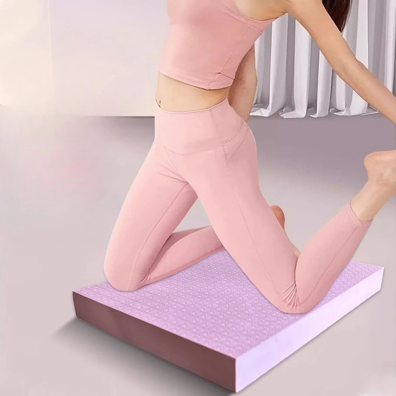 

Thickened Non-Slip Balance Pad High Rebound Foam Mat Ankle/Knee Cushion for Core Strength Stability Training Yoga Fitness