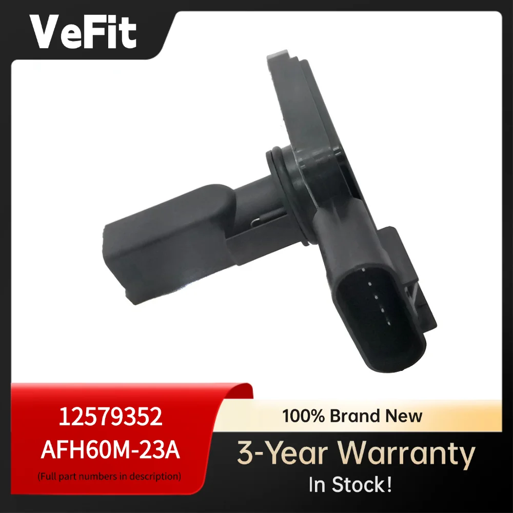AFH60M-23A MAF Sensor 12579352 For Chevrolet Colorado/Malibu GMC Canyon Hummer H3 Isuzu I-280/I-350 Saturn Ion/Vue 2.0L-3.7L