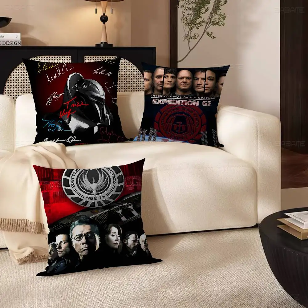 

Battlestar Galactica Movie Office Cushion Pillowcase Car Cushion Cover45X45CM Lumbar Pillowcase Sofa Pillowcover