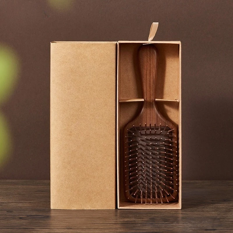 Walnut Airbag Scalp Massage Meridian Comb for Ladies