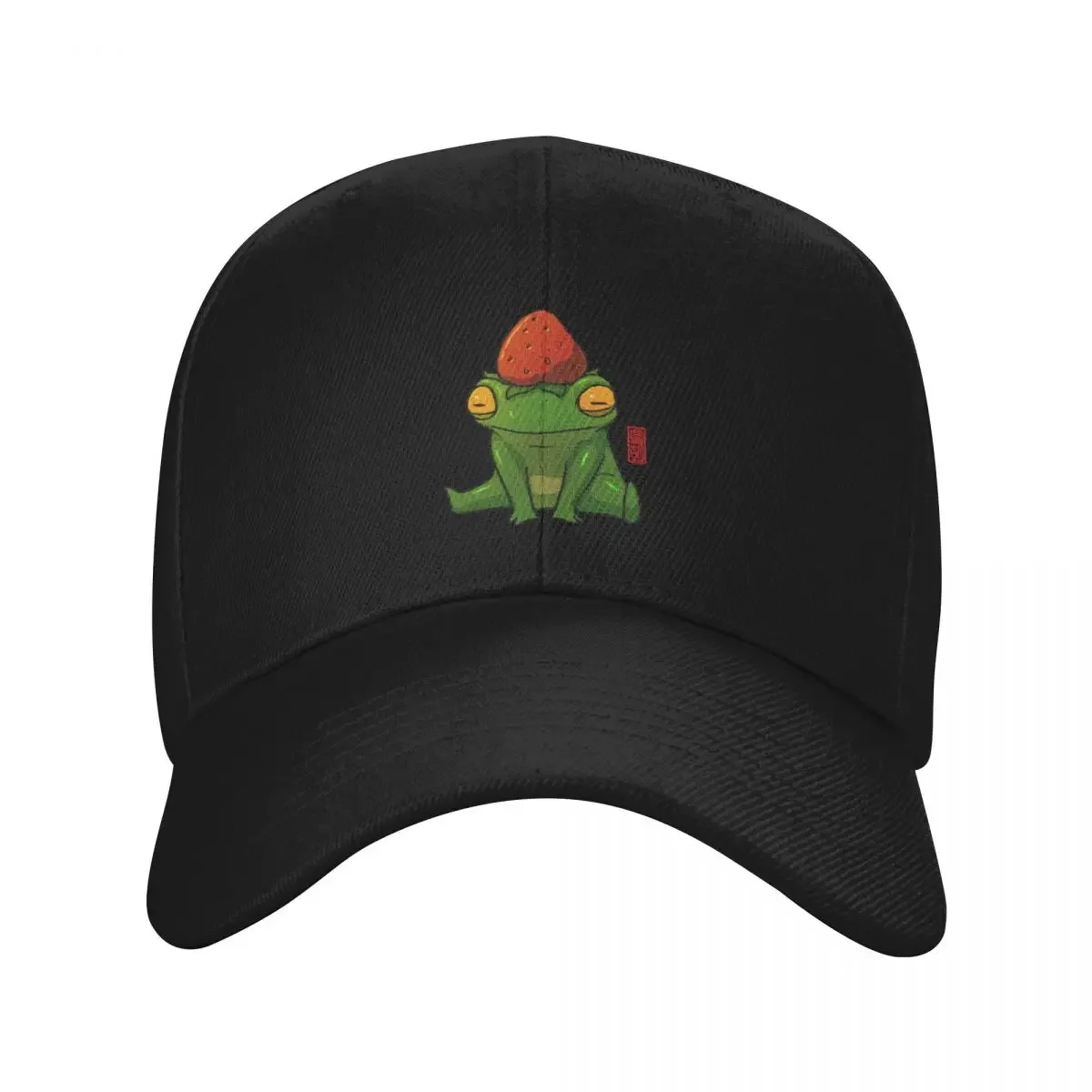 

strawberry hat frog Baseball Cap beach designer cap Luxury Hat Women Caps Men's
