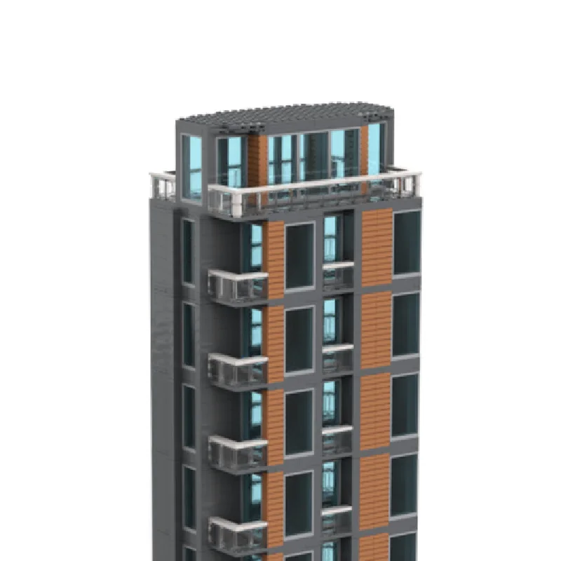 2255 パーツ MOC クリエイティブシティストリートビューモジュラー住宅高層ビルモデルビルディングブロック DIY キッズ組み立てレンガおもちゃギフト