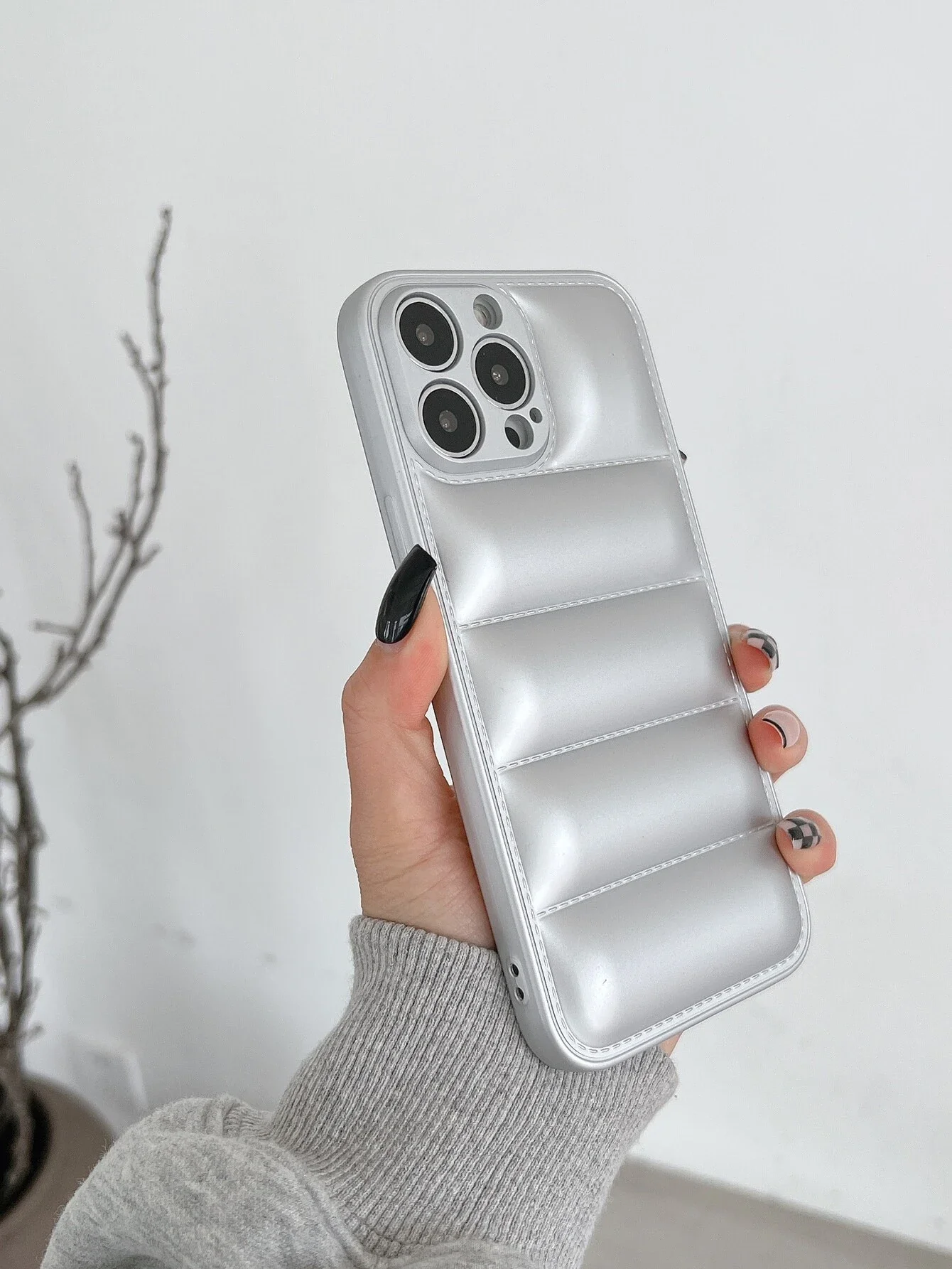 Plain Puffer Phone Case