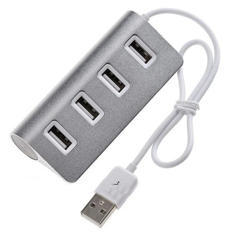 Mini 4 Port USB 2.0 Hub Splitter USB HUB Splitter For Laptop Desktop PC Computer
