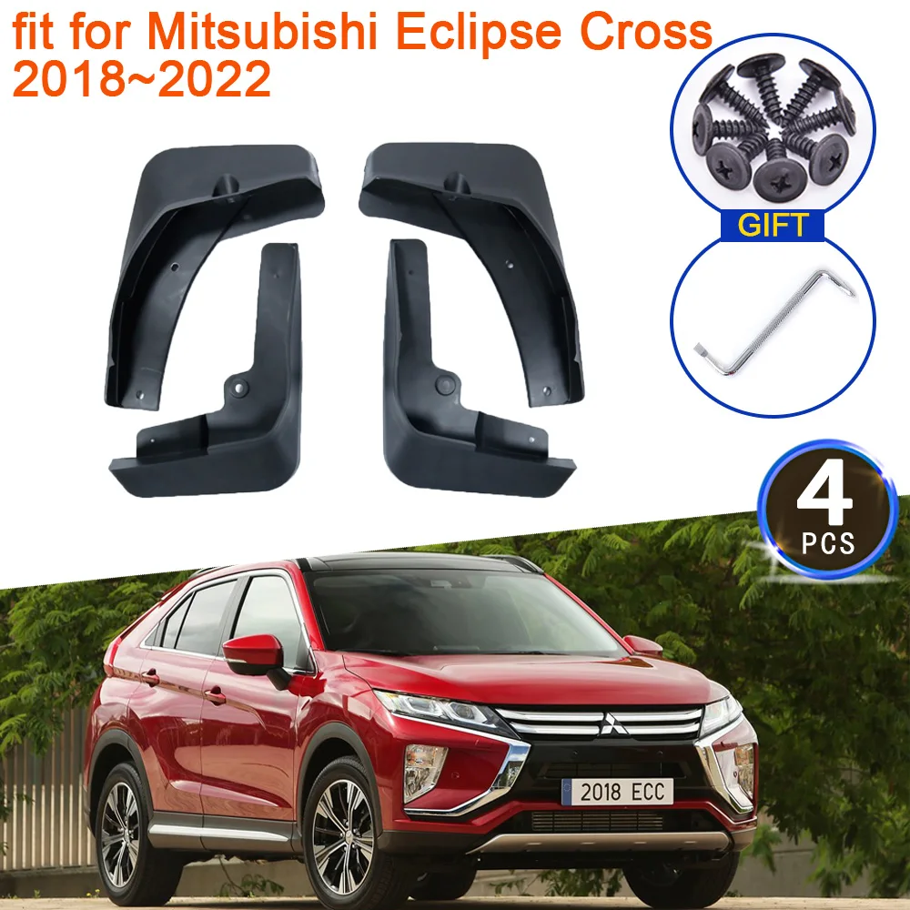 

Mudguards For Mitsubishi Eclipse Cross 2018~2022 Accessories 2019 2020 2021 Fender Front Rear Mud Flaps Guard Splash Car Styling