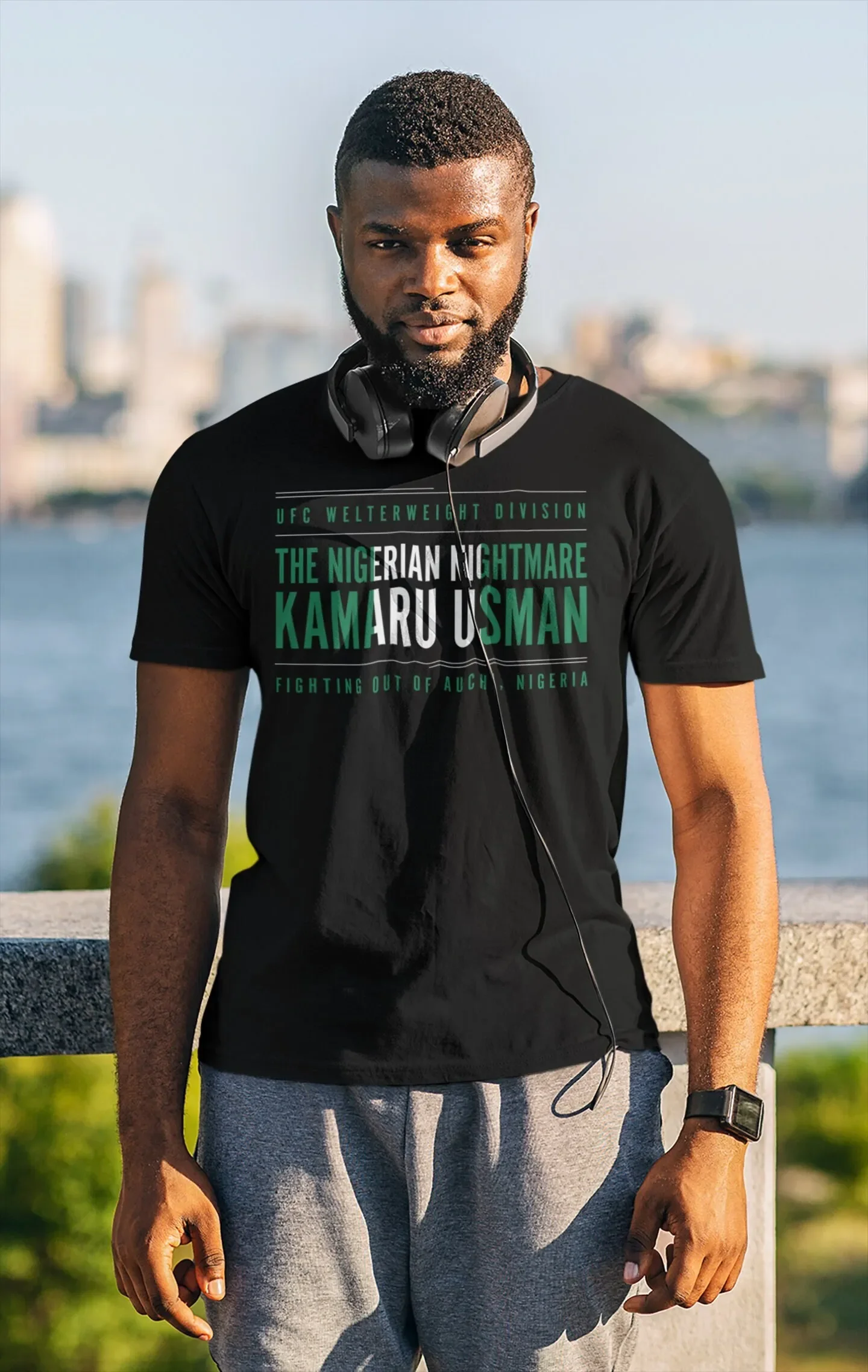 Kamaru Usman The Nigerian Nightmare T Shirt