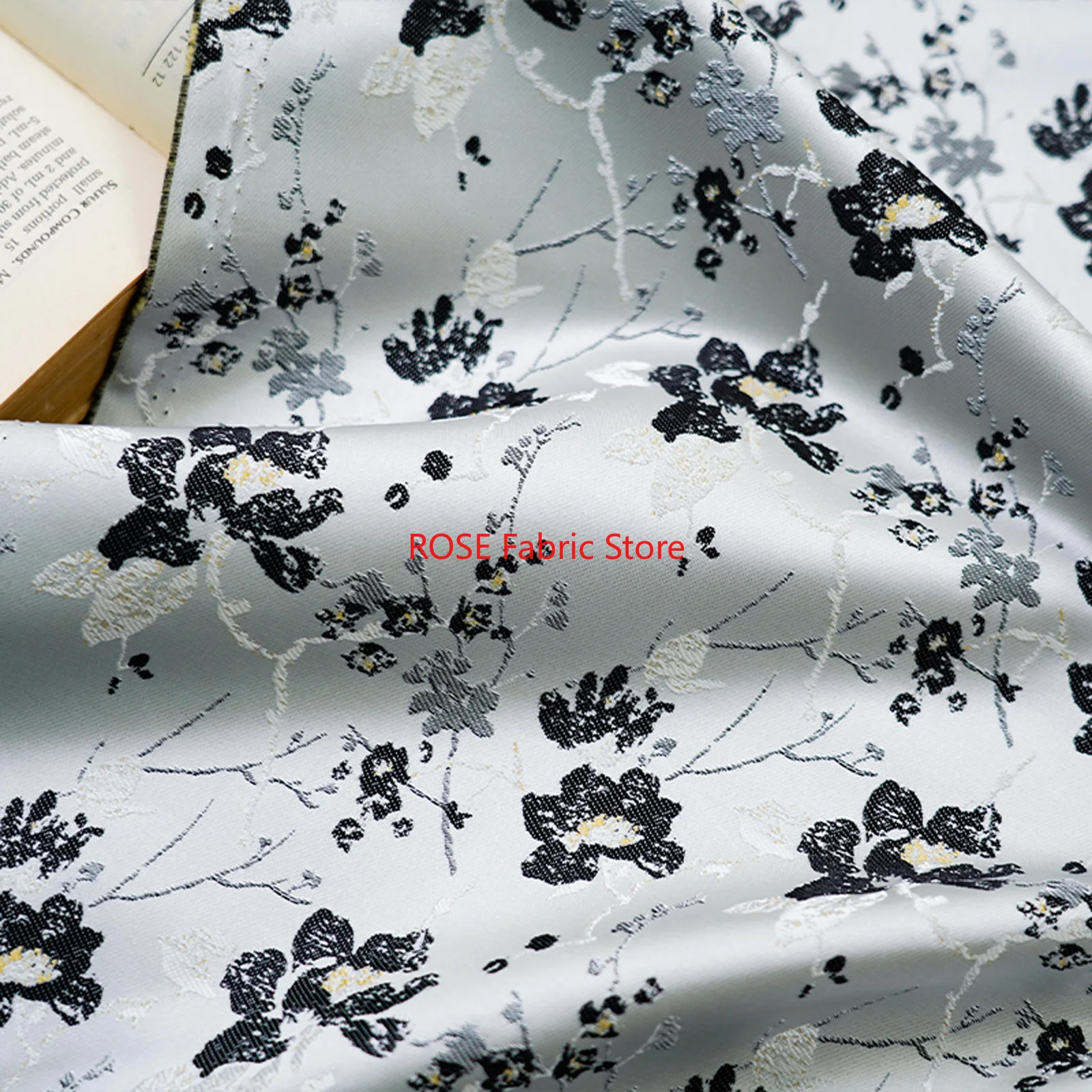 

1-метровая тканая жаккардовая ткань в китайском стиле, женское платье Cheongsam, юбка, декоративная швейная ткань