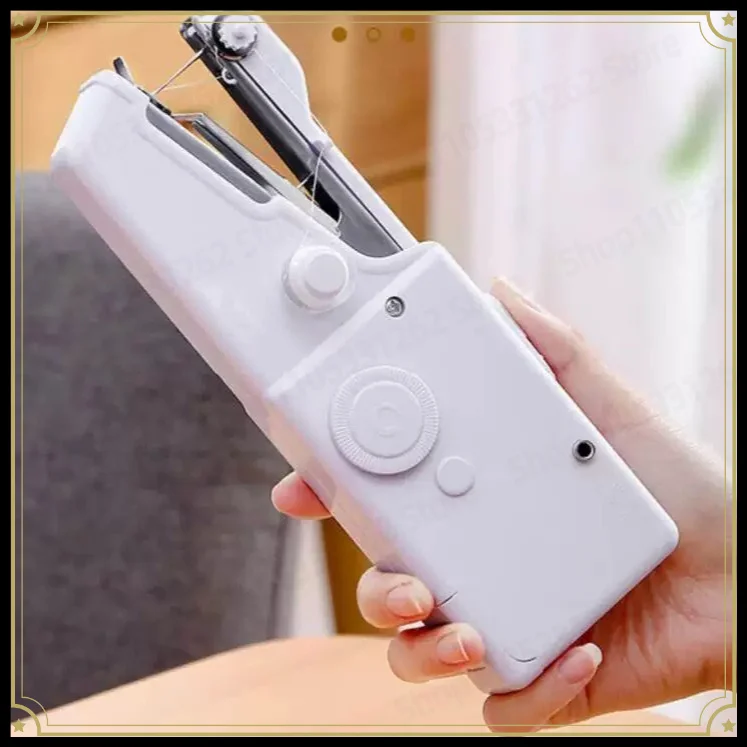 Mini Portable Sewing Machine, Electric Home Stitcher for Clothes Repair, Small Overlock Handheld Sewing Tool for Beginner