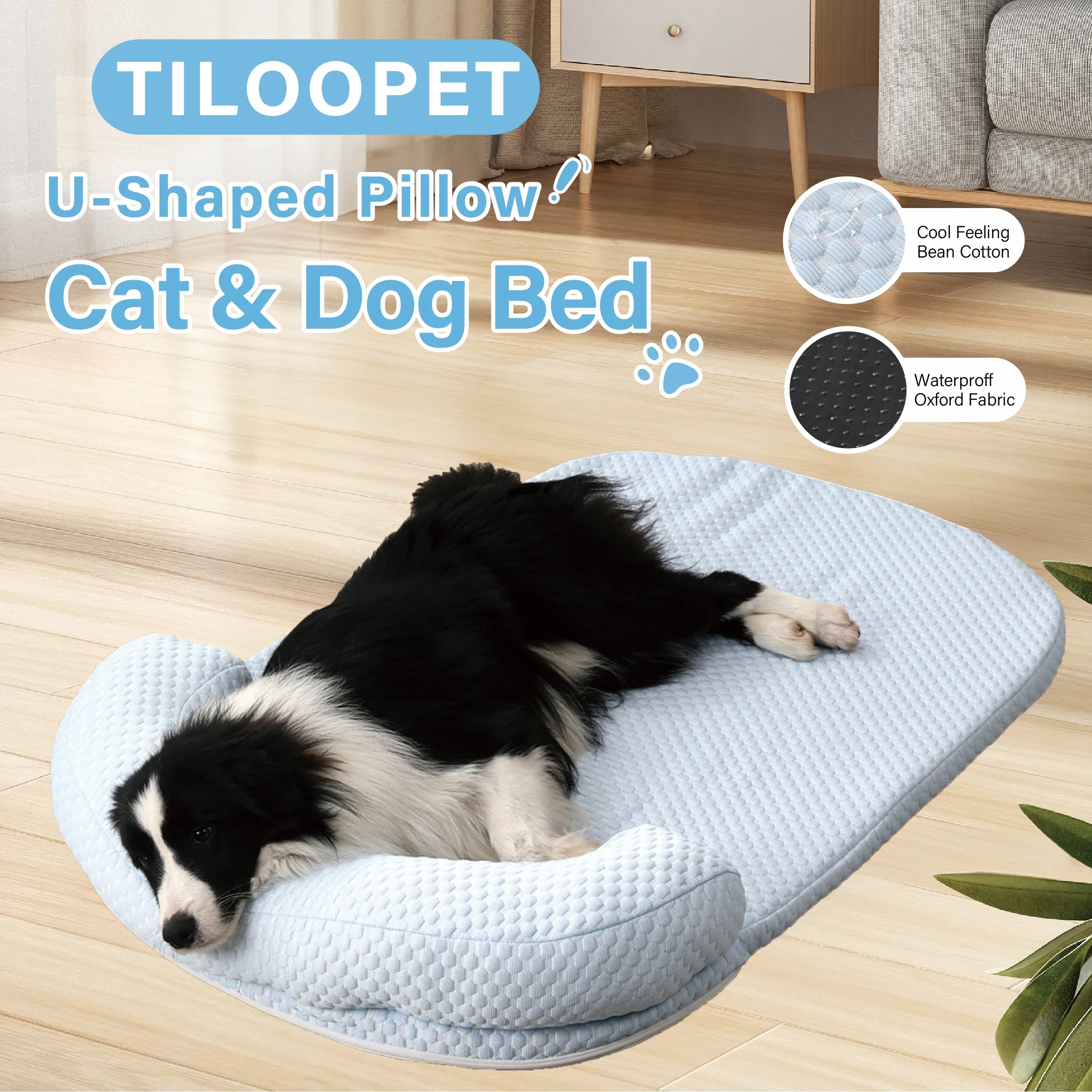 

Dog Bed Small Dog Pet Beds Cats Pet Cooling Mat Puppy Accessories Breathable Washable Pet Sleep Cushion Cooling Mat Supplies