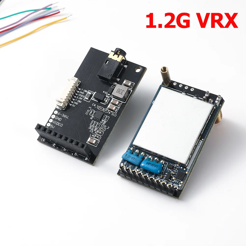 VTX 전환 가능 비디오 송신기 모듈, 안테나 포함 비디오 리시버, FPV 드론용, 1.2G, 1.2GHz, 1W, 1.6W, 2W, 1.2G, 9CH, VRX, 1200mhz