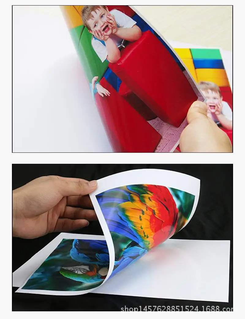 50 High-quality A4 A3 A3+ Double-sided High-gloss Photo Paper Inkjet Printing High-gloss Coated Paper Ink Quick-drying And Tidy