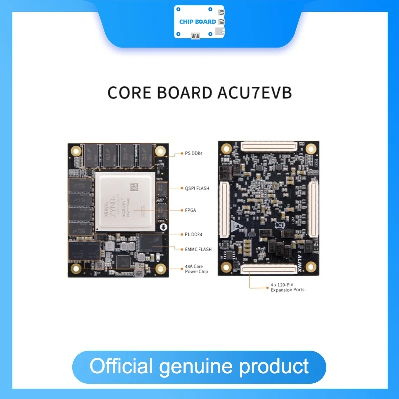 ALINX Z7-P Xilinx Zynq UltraScale+ MPSoC PCIe AI FPGA Board, XCZU7EV ACU7EVB