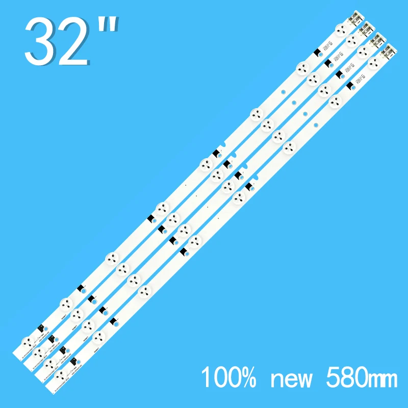 4PCS 580mm LED backlight for UE32EH4000W D1GE-320SC0-R3 BN96-24145A 32H-35LED-32EA HG32AA470 2012SVS32 3228 HD 08 REV1.6 120717