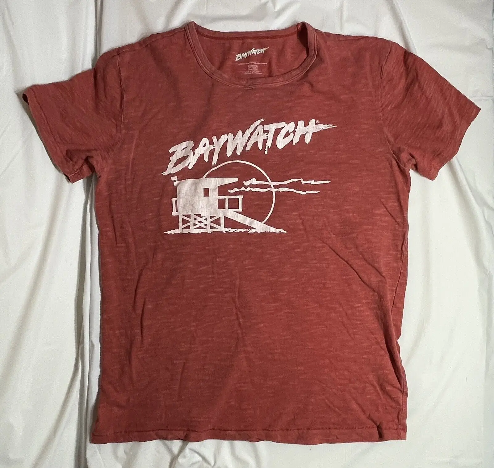Baywatch Lifeguard Tower пляжная одежда красная футболка среднего размера