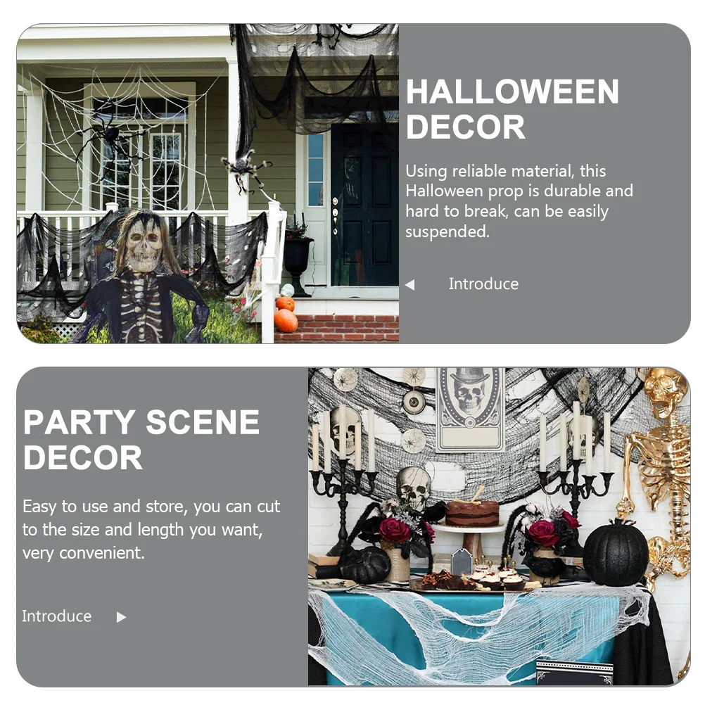 هالوين مخيف القماش صافي مخيف مخيف القماش خفيفة الوزن شنقا الديكور حزب مهرجان جو ديكور هالوين الدعامة #1