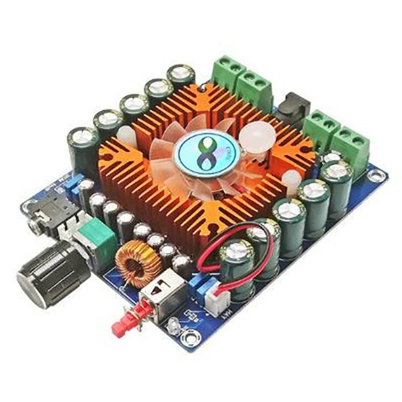 TDA7850 Digital Power Amplifier Board DC12-16V Four-Channel 4X50W High-Power Car HIFI Audio Power Amplifier Board