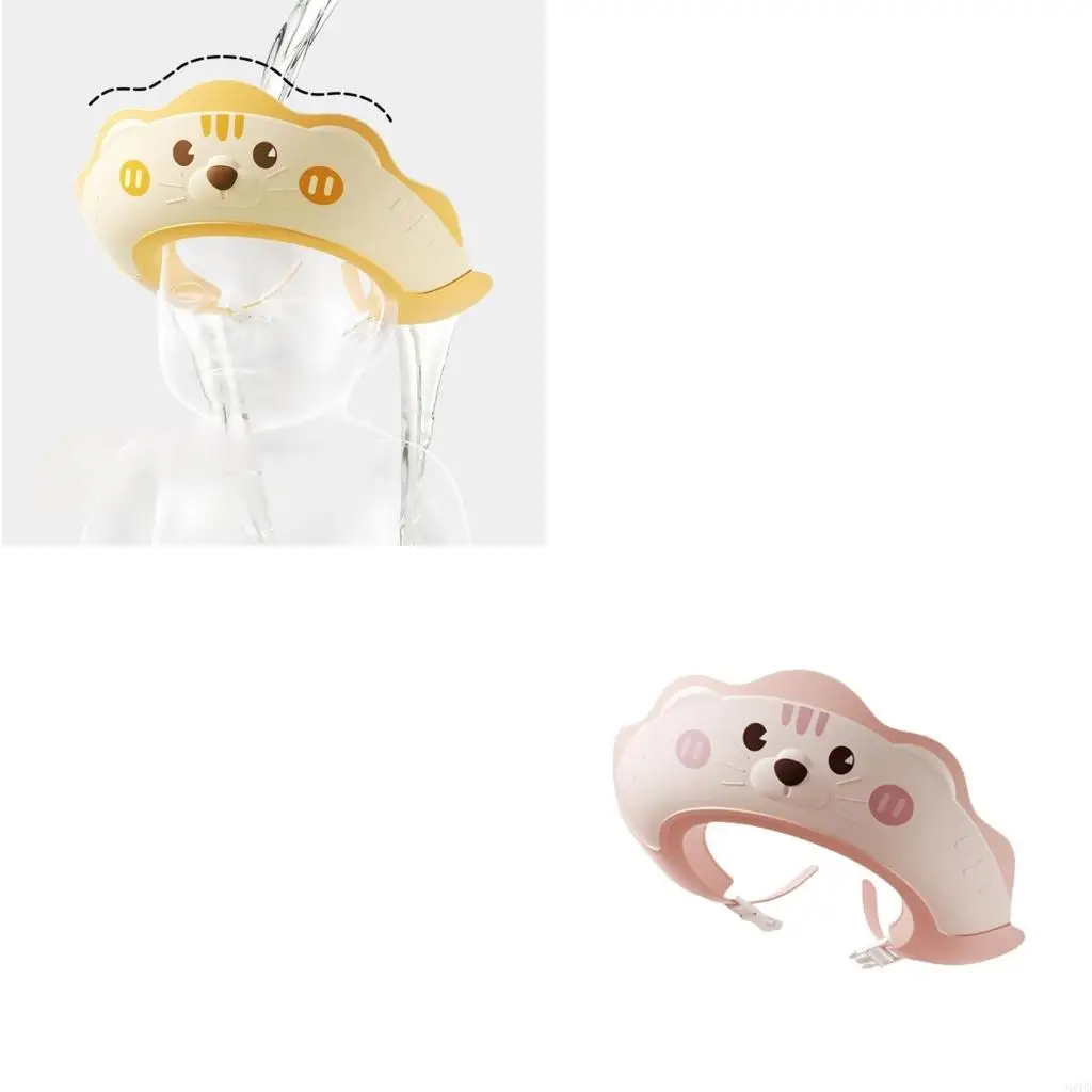 

Детские шапочки для душа, регулируемая шапочка для мытья волос для младенцев, унисекс, детская шапка для защиты ушей, детский